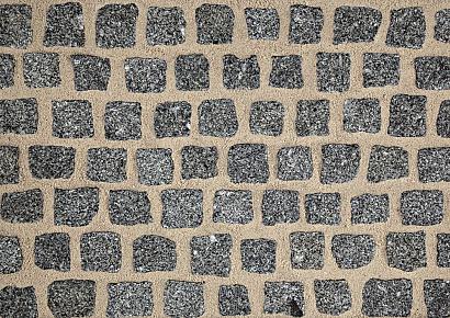 Kinderkop portugees graniet grijs 9x11cm gaasbox