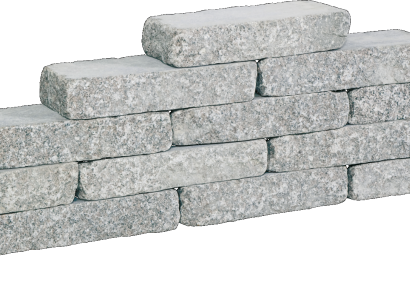 Graniwall grey rockface 40x16x8cm