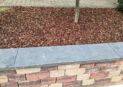 Afdekplaat 100x25x4cm blue moon rockface