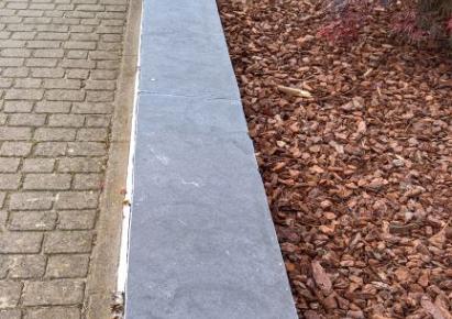 Afdekplaat 100x25x4cm blue moon rockface