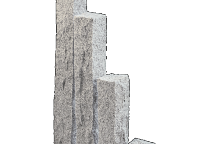 Palissade G603 grijs basic 10x10x25cm