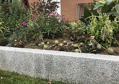 Palissade G603 grijs piazzo 12x12x30cm