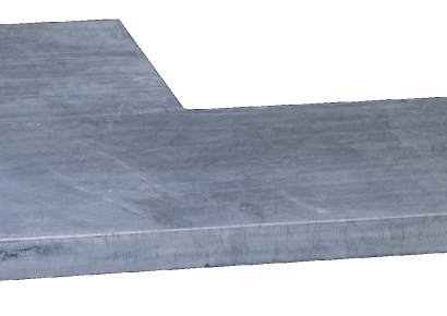 Vijverrand hoek blue stone linea 50/20x50x3cm