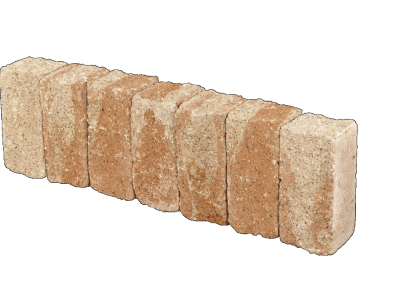 Palissade splitton 12x12x25cm mont blanc