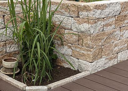 Combiwall splitton 30x20x15cm mont blanc