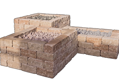 Combiwall splitton uno 30x15x12cm sierra nevada