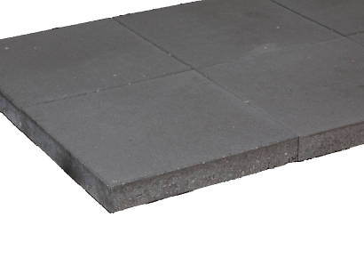 Tuintegel 40x40x5cm zwart mini facet 6,25st/mm²