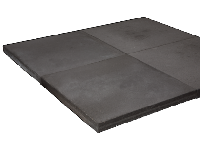 Tuintegel 60x60x5cm zwart mini facet 2,78st/m²