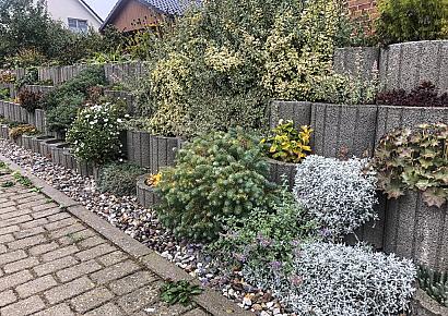 Cirkelflor groot zwart 48x38x30cm