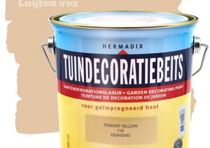 Tuindecoratiebeits 718 tender yellow 750ml