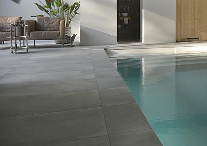 Solido Ceramica Cemento Taupe 40x80x3cm rett.