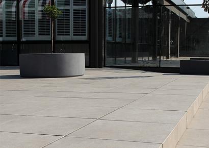 Solido Ceramica Cemento Taupe 40x80x3cm rett.