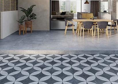 Blue label dark Decor 100x100x2cm