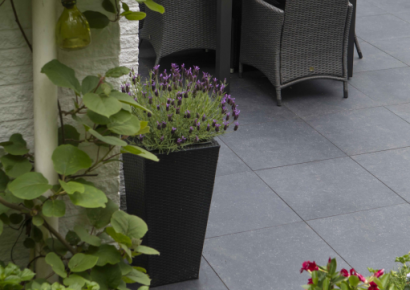 GeoCeramica® 60x60x4cm Impasto Negro