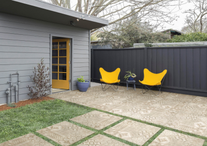 GeoCeramica® 60x60x4cm Mosaik Beige