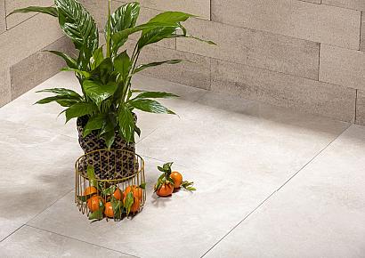 GeoCeramica® 60x60x4cm Motion Shell Beige