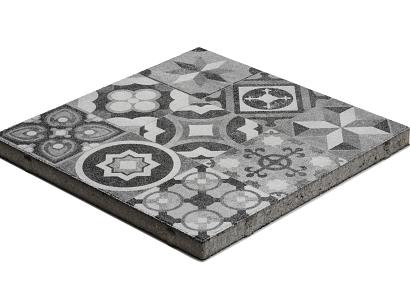 GeoProArte® Mosaic 60x60x4cm MD Grey Deco