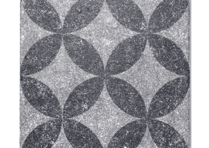 GeoProArte® 60x60x4cm Light Grey Flower