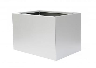 Bloembak vlak  wit 60x90x60cm