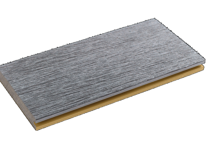 WPC 2,3x13,8x400cm Fiberdeck Vintage Lunar Grey / Cedar