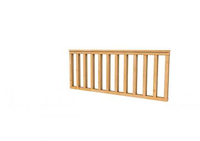 Hekwerk recht douglas type A 178,5x73cm onbehandeld