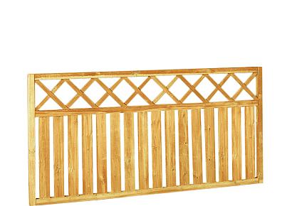 Rechthek met trellis 180x90cm