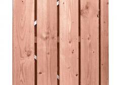 Douglas fijnbezaagde plankendeur op verstelbaar stalen frame 1,9cm 100x195cm onbehandeld