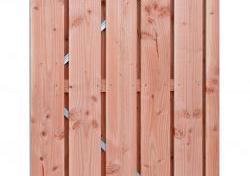 Douglas geschaafde plankendeur op verstelbaar stalen frame 1,8cm 100x195cm onbehandeld