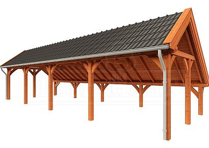 Kapschuur de Hoeve XL 1217x440x375cm (bxdxh)