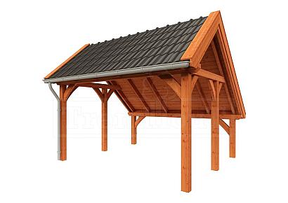 Kapschuur de Hoeve XL 415x440x375cm (bxdxh)