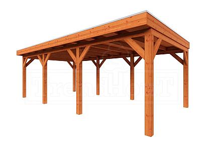 Buitenverblijf Mensa 740x400x260cm (bxdxh)