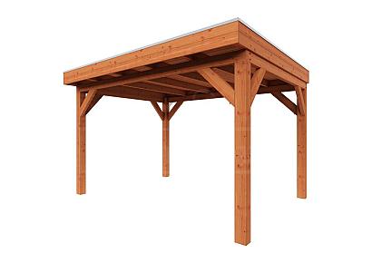 Buitenverblijf Refter XL 375x340x260cm (bxdxh)