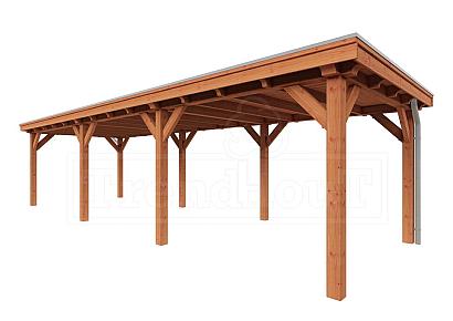 Buitenverblijf Siena 1000x350x250cm (bxdxh)