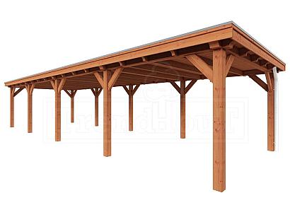 Buitenverblijf Siena 1220x415x250cm (bxdxh)