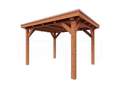 Buitenverblijf Siena 350x350x250cm (bxdxh)