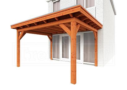 Aanbouwveranda Lucca 435x390x260cm (bxdxh)