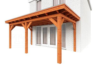 Aanbouwveranda Lucca 555x325x260cm (bxdxh)