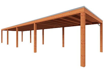 Buitenverblijf Palermo 1435x370x245cm (bxdxh)