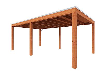 Buitenverblijf Palermo 600x370x245cm (bxdxh)