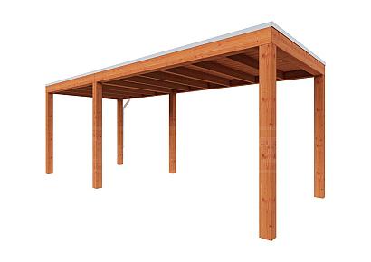 Buitenverblijf Palermo 610x255x245cm (bxdxh)