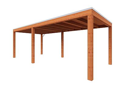 Buitenverblijf Palermo 660x310x245cm (bxdxh)