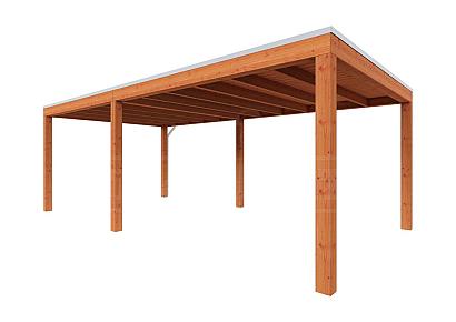 Buitenverblijf Palermo 660x370x245cm (bxdxh)