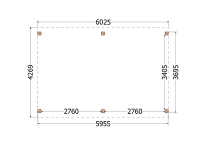 Kapschuur de Stee 600x425x335cm (bxdxh)