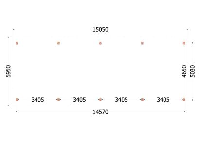 Buitenverblijf Zadeldak XXL 1505x595x490cm (bxdxh)