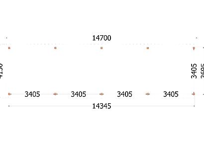 Buitenverblijf Siena 1470x415x250cm (bxdxh)