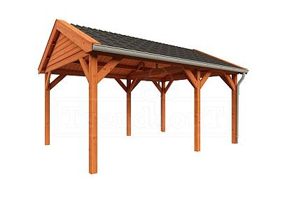 Zadeldak Betula 505x415x335cm (bxdxh)