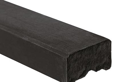 Beton afdekkap vlakke kop 180cm antraciet gecoat
