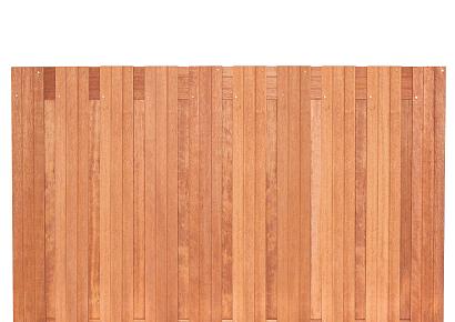 Tuinscherm Dronten 130x180cm recht hardhout 21pl