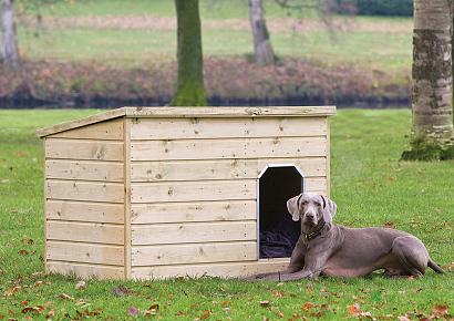 Hondenverblijf Teckel 130x93x97cm vuren