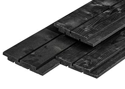 Channel siding rabat, A-zijde 1 zaagsnede, B-zijde 2 zaagsnedes 1,8x14,5x420cm
